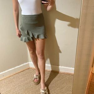 Ruffle Mini Skirt